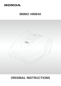 Mode d’emploi Honda HRM40 Miimo Tondeuse à gazon