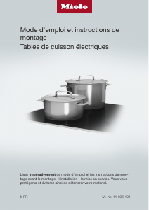 Mode d’emploi Miele KM 6521 FR Table de cuisson