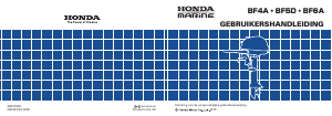 Handleiding Honda BF6A Buitenboordmotor