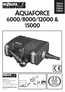 Handleiding Hozelock 1586A Aquaforce 15000 Fonteinpomp