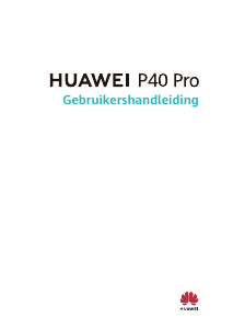 Handleiding Huawei P40 Pro Mobiele telefoon