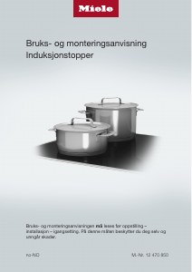 Bruksanvisning Miele KM 7361 FL Kokeplate