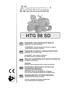 Handleiding Hurricane HTG 98 SD Grasmaaier