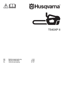 Handleiding Husqvarna T540 XP II Kettingzaag