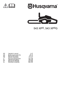 Manual de uso Husqvarna 543 XP Sierra de cadena