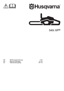 Handleiding Husqvarna 540i XP Kettingzaag