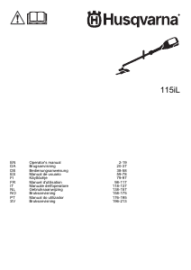 Manuale Husqvarna 115iL Tagliabordi