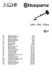 Manuale Husqvarna 129L Tagliabordi