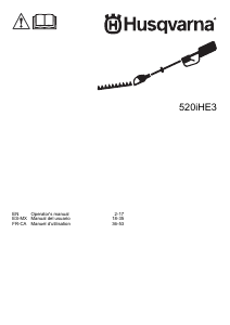 Manual Husqvarna 520iHE3 Hedgecutter