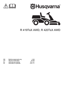 Handleiding Husqvarna R 420TsX AWD Grasmaaier