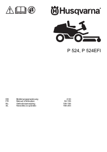 Mode d’emploi Husqvarna P 524EFI Tondeuse à gazon