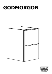 Mode d’emploi IKEA GODMORGON (40x47x58) Élément bas
