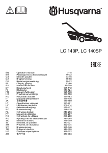 Brugsanvisning Husqvarna LC 140P Plæneklipper