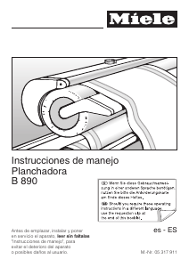 Manual de uso Miele B 890 Mangle