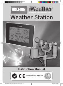 Handleiding Holman WS5019 iWeather Weerstation