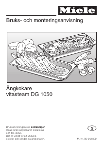 Bruksanvisning Miele DG 1050 Ugn