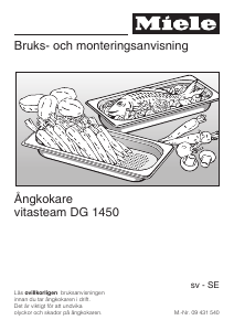 Bruksanvisning Miele DG 1450 Ugn