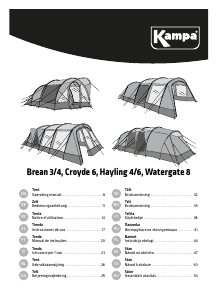 Manuale Kampa Brean 3 Tenda