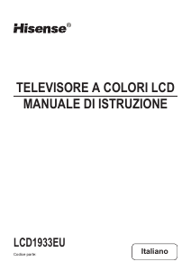 Manuale Hisense LCD1933EU LCD televisore