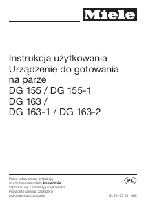 Instrukcja Miele DG 163 Piekarnik