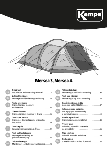 Manual de uso Kampa Mersea 4 Carpa de campaña