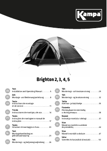 Bedienungsanleitung Kampa Brighton 3 Zelt