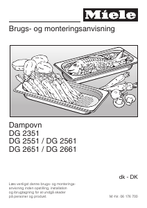 Руководство Miele DG 2561 духовой шкаф