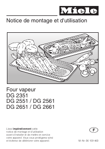 Mode d’emploi Miele DG 2651 Four