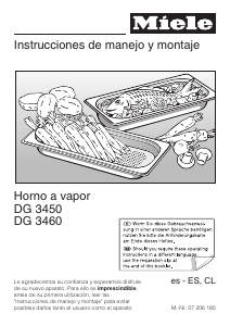 Manual de uso Miele DG 3460 Horno