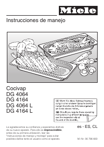 Manual de uso Miele DG 4064 L Horno