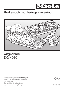 Bruksanvisning Miele DG 4080 Ugn