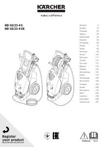 Manuale Kärcher HD 10/23-4 S Idropulitrice