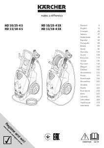 Handleiding Kärcher HD 10/25-4 SX Hogedrukreiniger