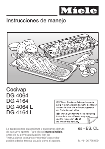 Manual de uso Miele DG 4164 Horno