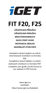 Használati útmutató iGet Fit F25 Okosóra