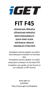 Használati útmutató iGet Fit F45 Okosóra