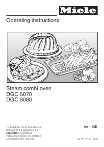 Manual Miele DGC 5080 Oven
