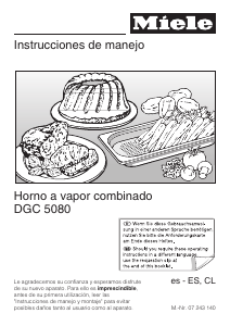 Manual de uso Miele DGC 5080 Horno