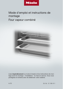 Mode d’emploi Miele DGC 7340 Four