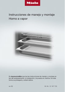 Manual de uso Miele DGC 7440 HC Pro Horno