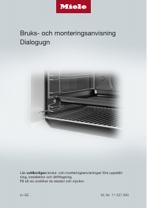 Bruksanvisning Miele DO 7860 Ugn