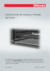 Manual de uso Miele H 2161-1 B Horno