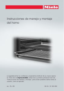 Manual de uso Miele H 2261 B Horno