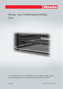 Brugsanvisning Miele H 2265 BP Active Ovn