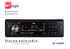 Manual MT Logic RD-3058MT Car Radio