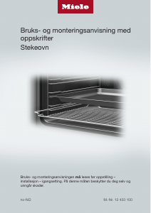 Bruksanvisning Miele H 2465 B ACTIVE Ovn