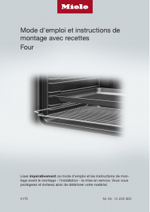 Mode d’emploi Miele H 2465 B ACTIVE Four