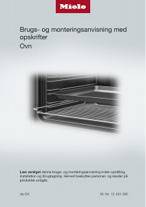 Brugsanvisning Miele H 2467 BP ACTIVE Ovn