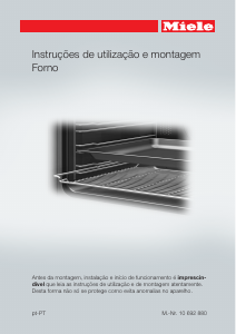 Manual Miele H 2661-1 B Forno