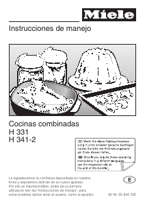 Manual de uso Miele H 331 E Horno